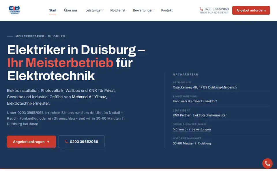 ELEKTRO MA – Projektvorschau